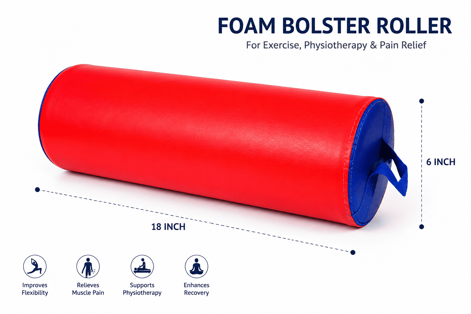 Bolster foam Roller
