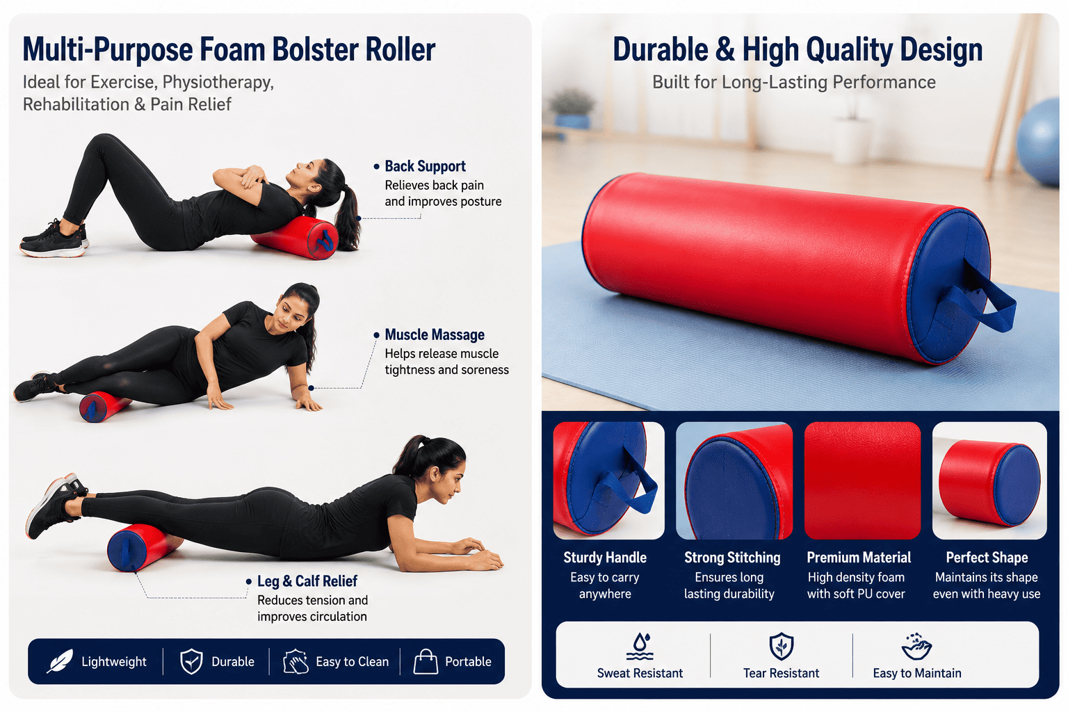 Bolster Roller physiotherapy