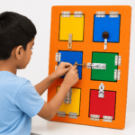 Door Latch Board – Occupational Therapy & Fine Motor Skills Training Board